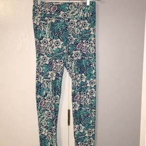 Lularoe flower print leggings